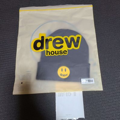 drew house mascot rib beanie "Black"