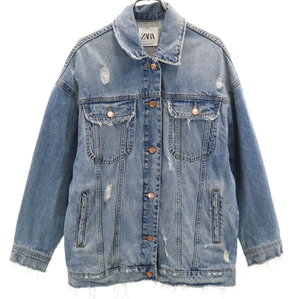 ZARA ザラ デニムジャケット XS ブルー ジージャン