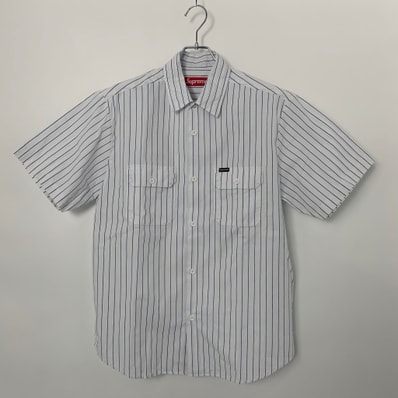 Supreme Ghostface S/S Work Shirt "Stripe"