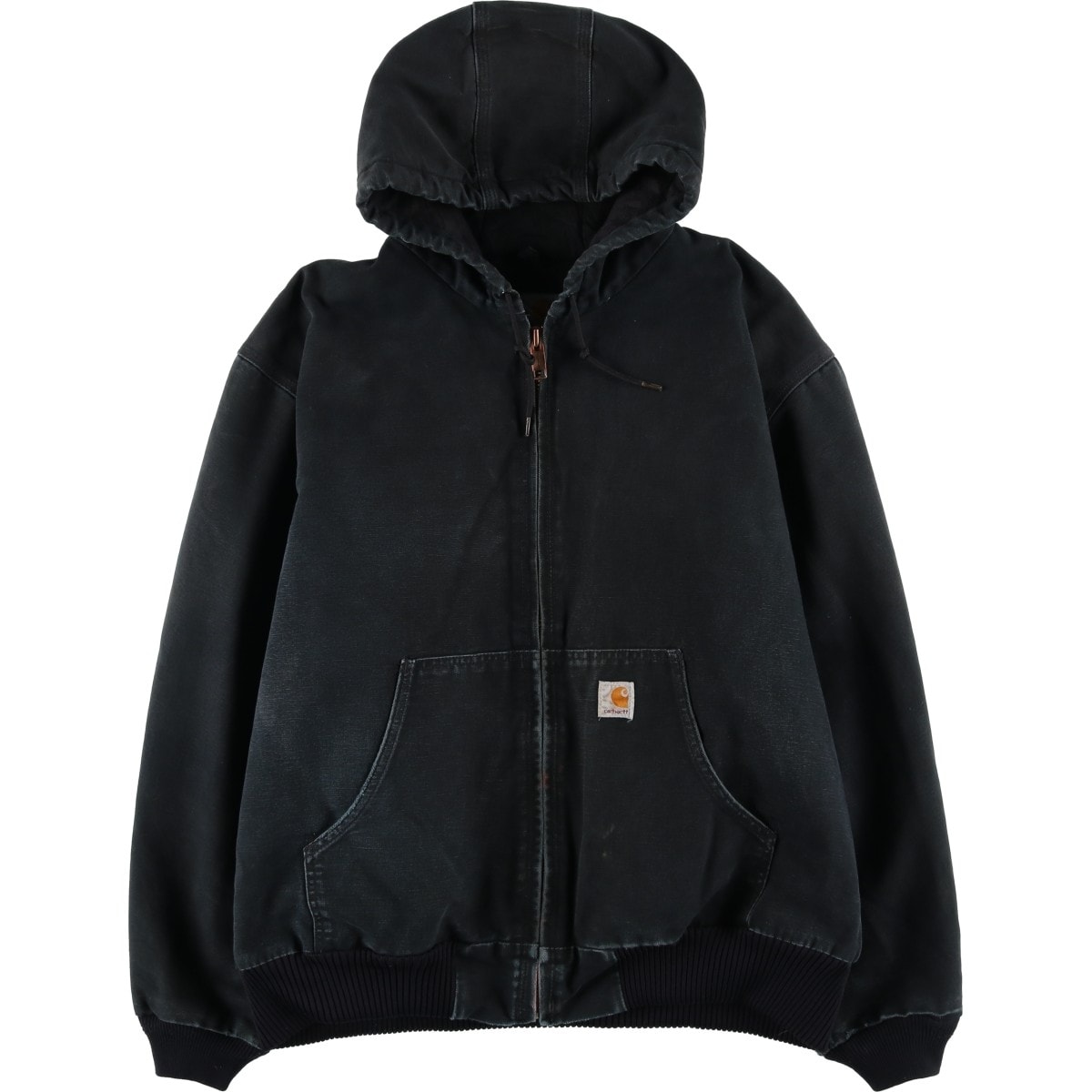 古着 00年代 カーハート Carhartt アクティブジャケット 中綿入り ダックフルジップパーカー メンズXL相当/eaa613102