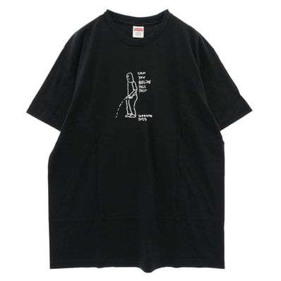 Supreme シュプリーム Tシャツ 25SS Piss Tee ピス 半袖 Tシャツ L ブラック系 L【極上美品】【中古】