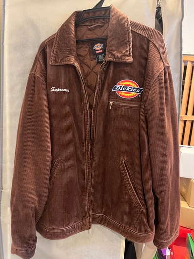 Supreme x Dickies Corduroy Work Jacket "Brown"
