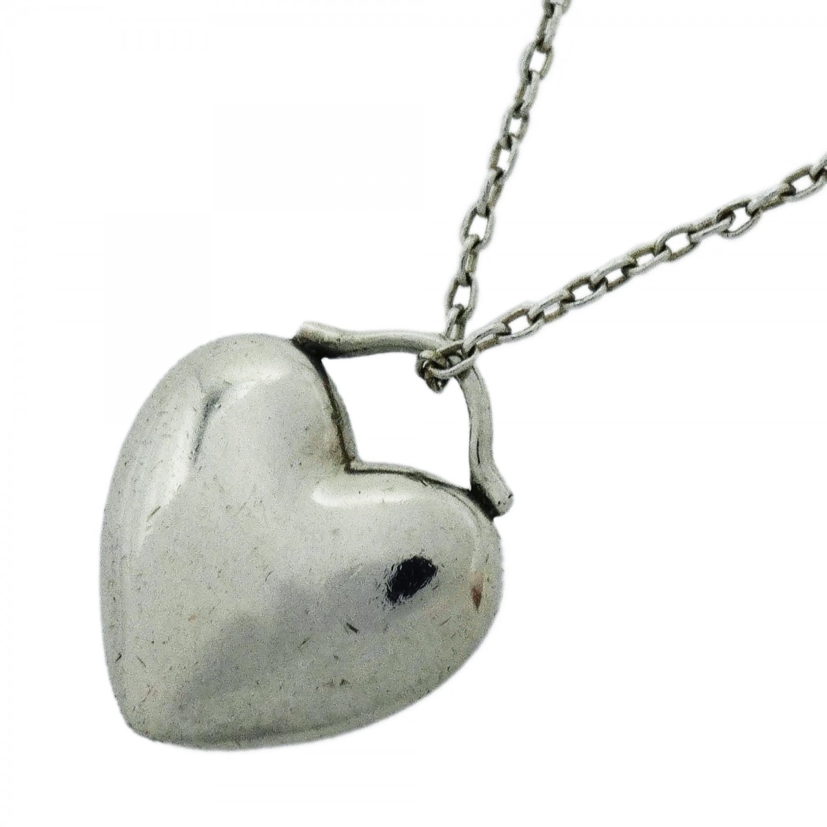 【6jcb0701】ティファニー ネックレス ハートモチーフ シルバー925【中古】レディース