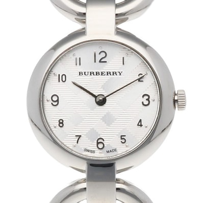 バーバリー 腕時計 時計 ステンレススチール BU5400 クオーツ レディース 1年保証 BURBERRY 中古
