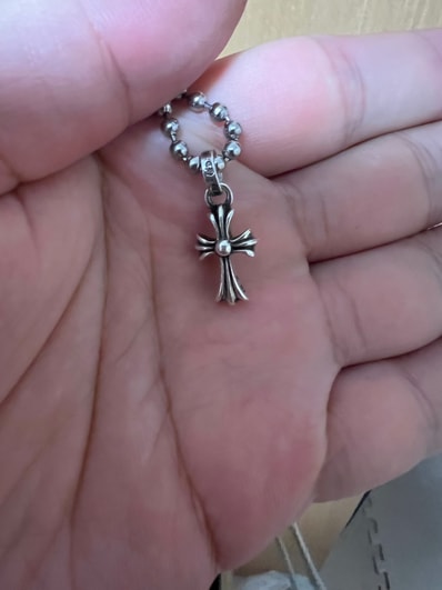 Chrome Hearts CH Cross Baby Fat Charm "Silver"
