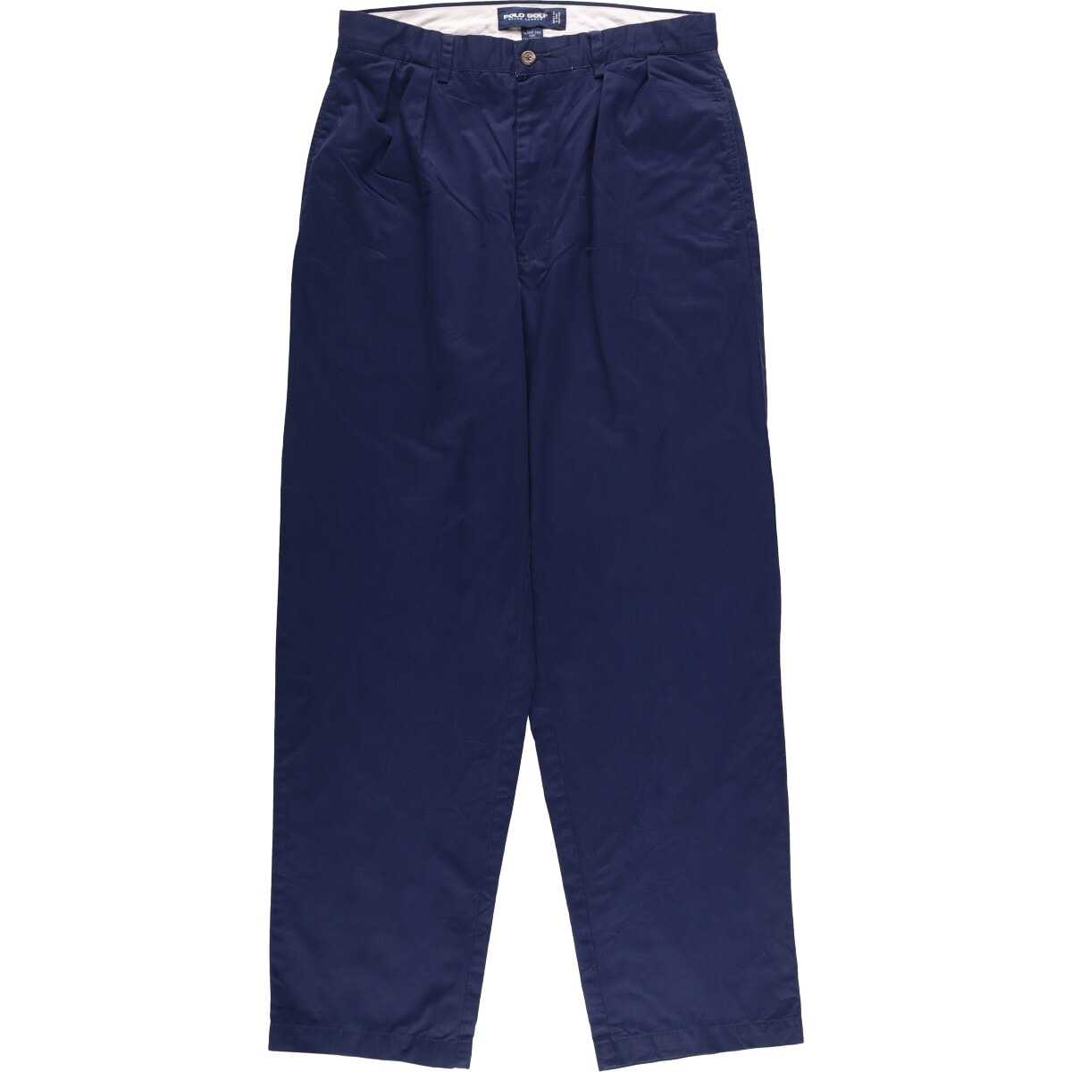 古着 ラルフローレン Ralph Lauren POLO GOLF ポロゴルフ CLASSIC GOLF PANT ツータック チノパンツ メンズw32相当/eaa572725