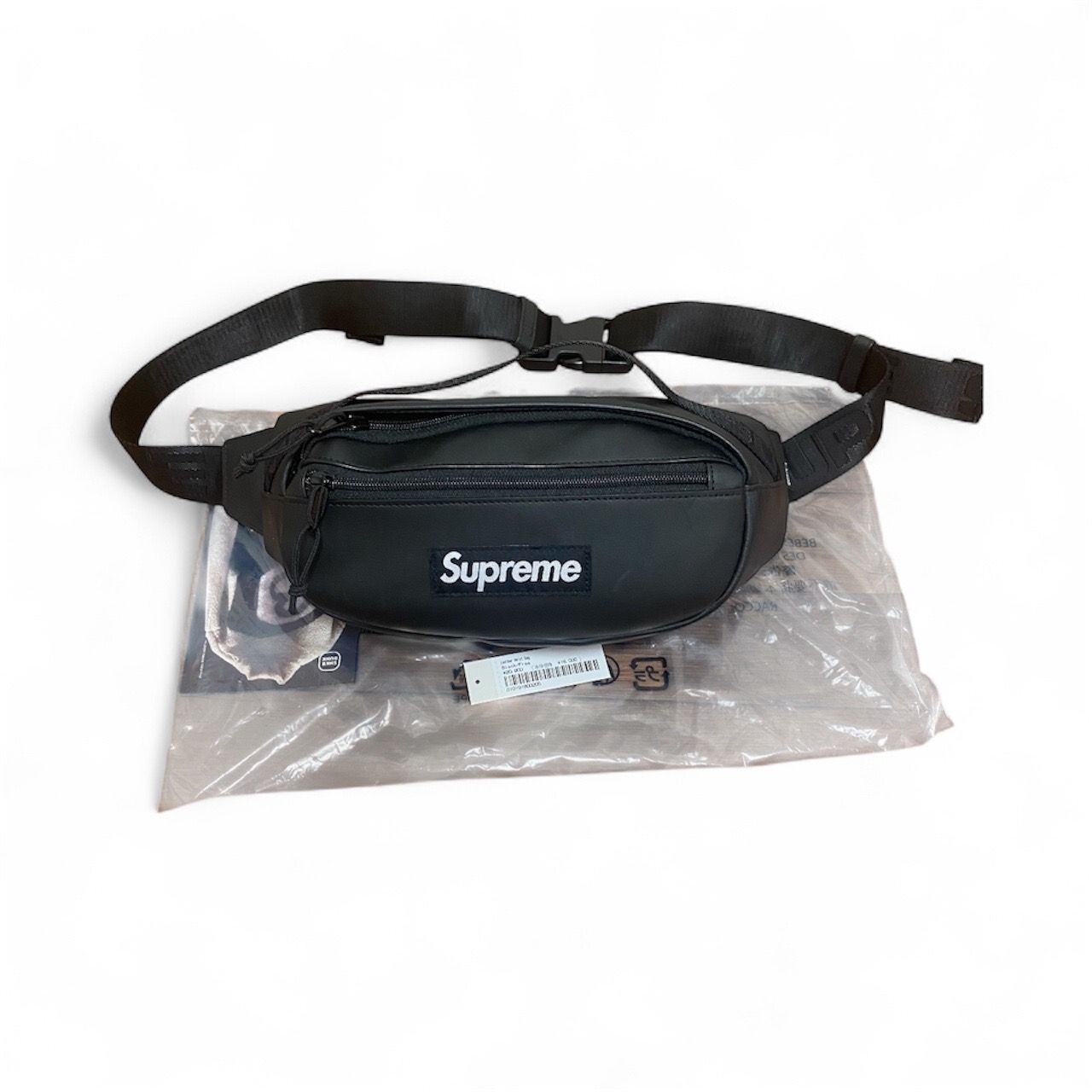 Supreme Leather Waist Bag 