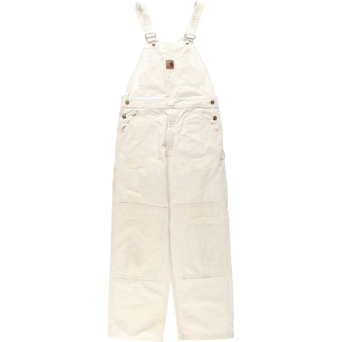 古着 カーハート Carhartt ダブルニー デニムオーバーオール メンズw36相当/eaa642952