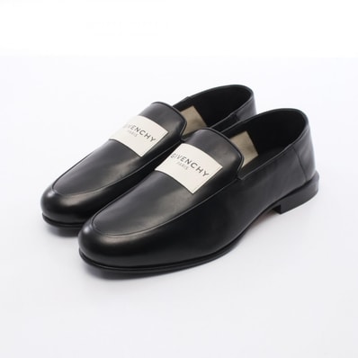 ジバンシィ GIVENCHY レザーラベル ローファー 靴 レザー レディース ブラック系 【中古】