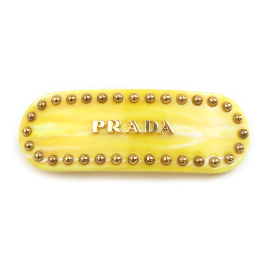 PRADA Plex Hair Clip "Sunny Yellow"