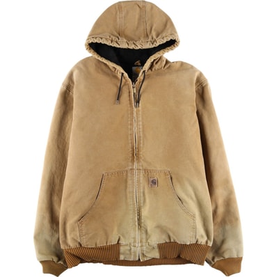 古着 00年代 カーハート Carhartt アクティブジャケット ダックフルジップパーカー メンズXL相当/eaa599958