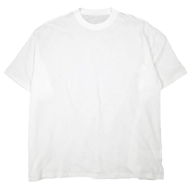 COMOLI コモリ 25SS 日本製 コットンメッシュ半袖Tシャツ B01-05036 3 WHITE トップス g24673