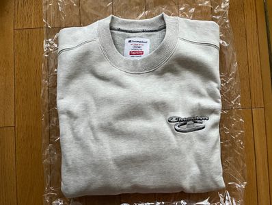 Supreme Champion 3D Metallic Crewneck "Ash Grey"