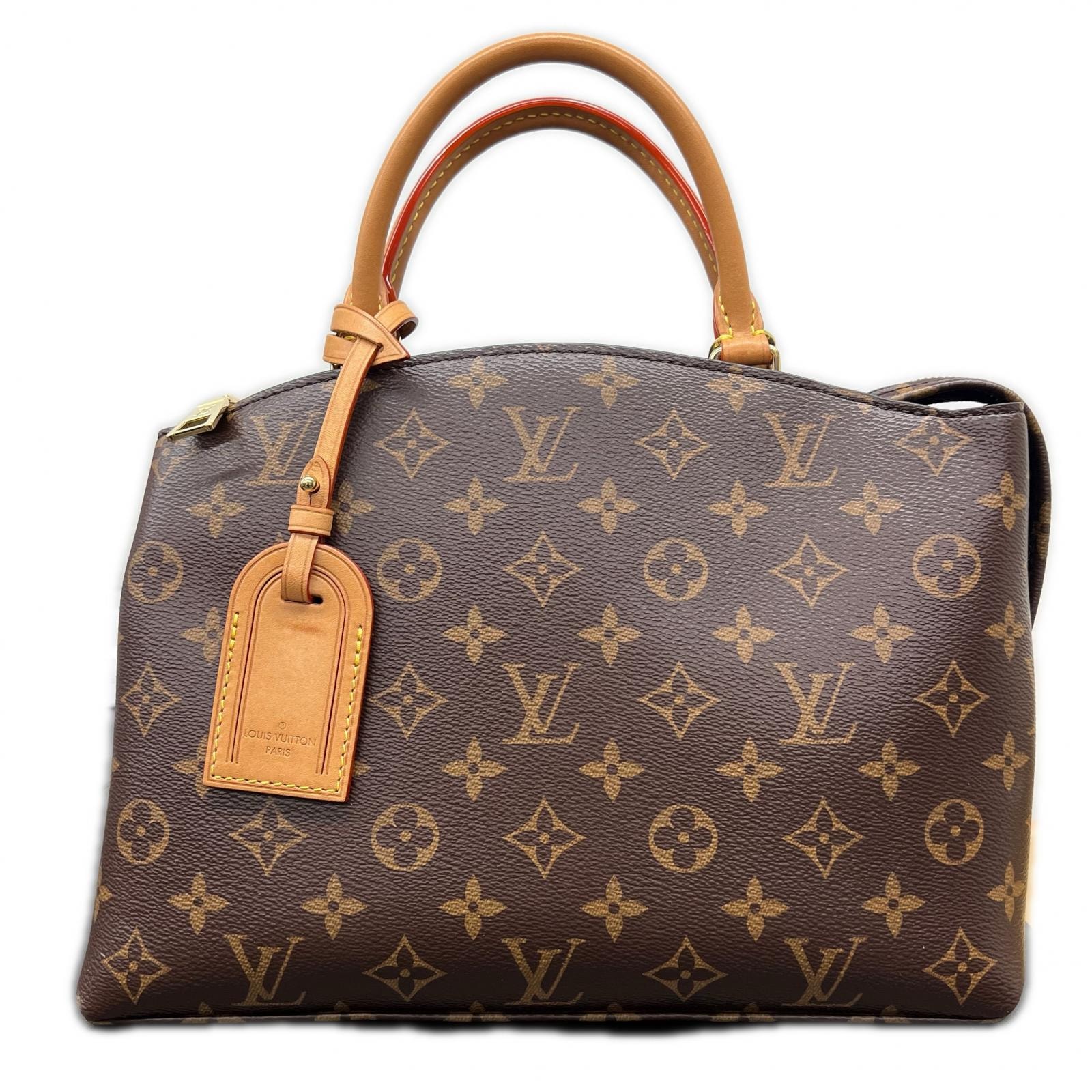 LOUIS VUITTON 極美品 ルイヴィトン プティパレPM モノグラム ハンドバッグ M45900 PVC レザー RFID確認済 トートバッグ トップハンドル ヴィトン LV Aランク 鑑定済 中古 ヴィトンバッグ