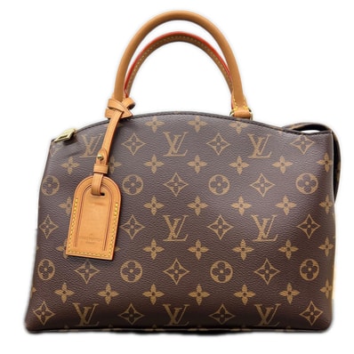 LOUIS VUITTON 極美品 ルイヴィトン プティパレPM モノグラム ハンドバッグ M45900 PVC レザー RFID確認済 トートバッグ トップハンドル ヴィトン LV Aランク 鑑定済 中古 ヴィトンバッグ