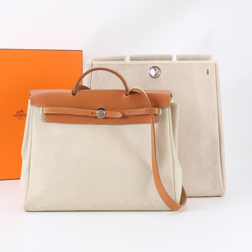 ■美品 エルメスエールバッグ MM □D 刻印ショルダーバッグ