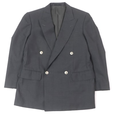 良品 バーバリーロンドン テーラードジャケット グレー メンズ 88-76-160/A3