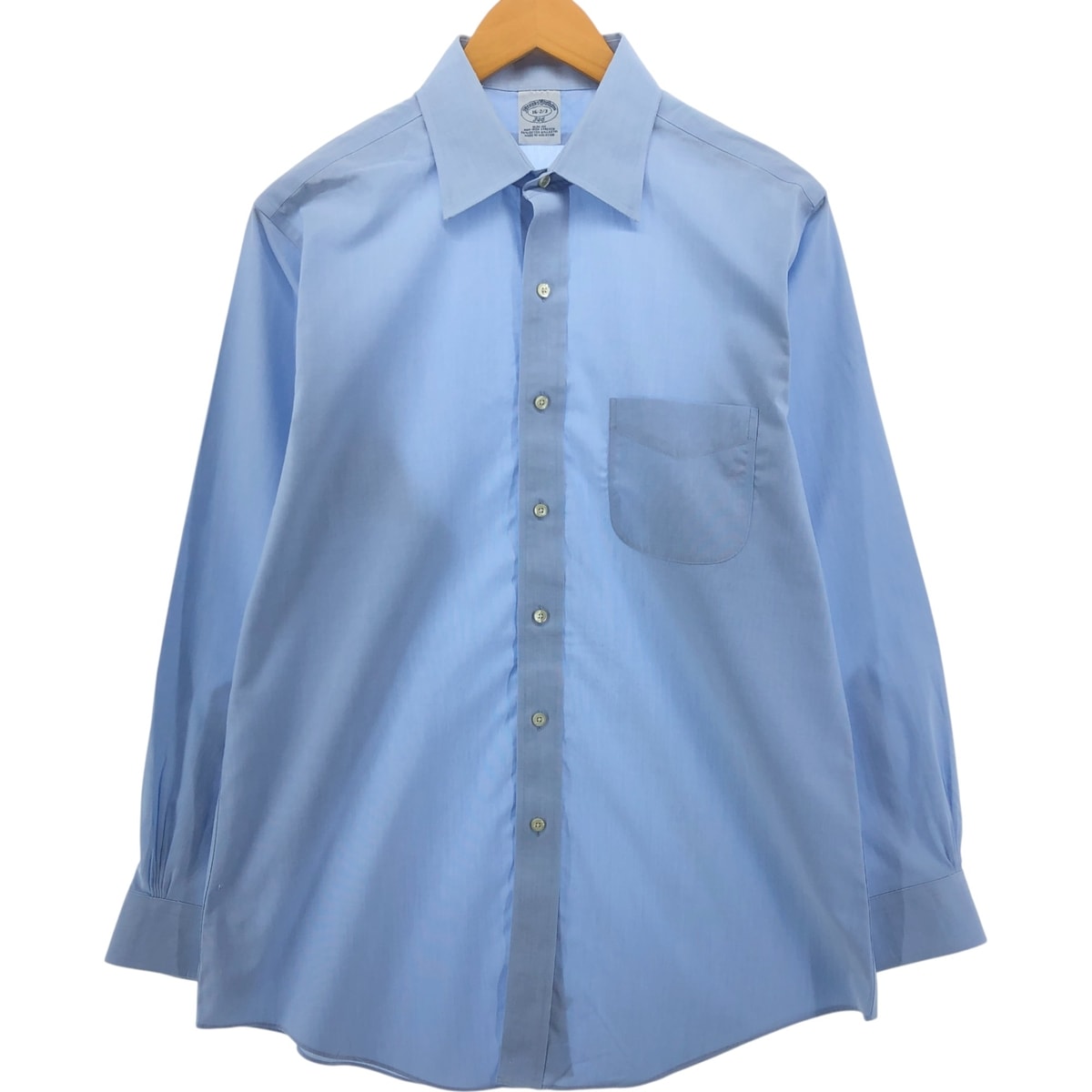 古着 ブルックスブラザーズ Brooks Brothers 346 長袖 コットンシャツ メンズL相当/eaa543596