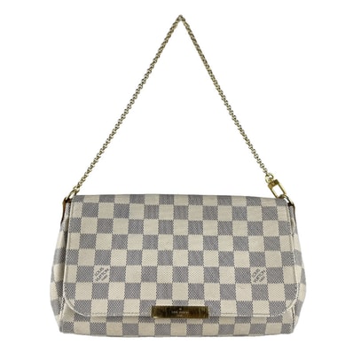 ルイ ヴィトン LOUIS VUITTON ハンドバッグ ダミエ アズール フェイボリットPM ダミエアズールキャンバス アイボリー レディース N41277【中古】 z9753