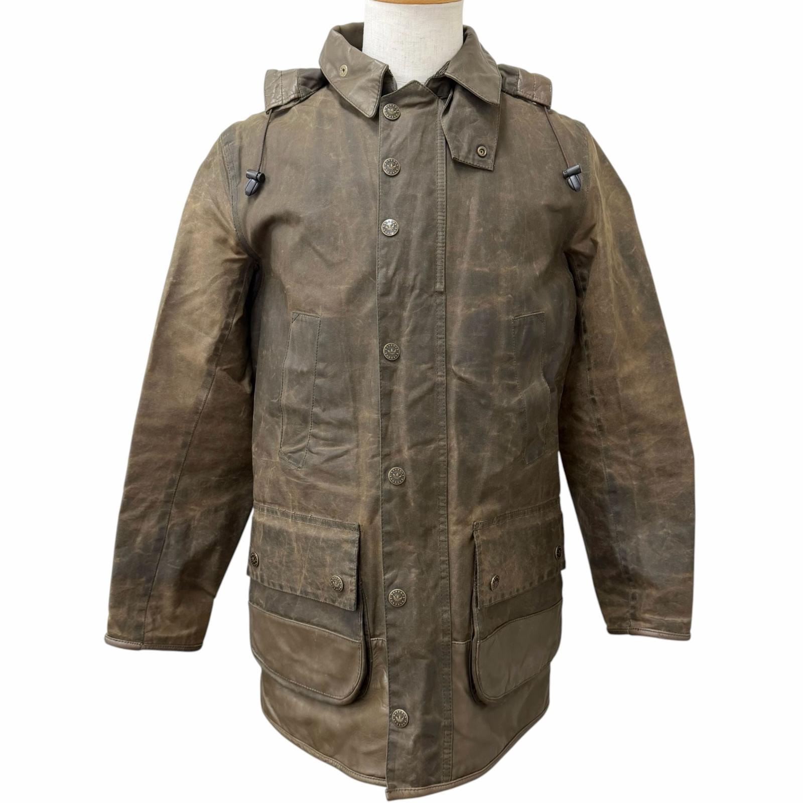 美品 アディダス バブアー ジャケット Waxed cotton jacket