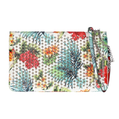 クリスチャンルブタン 【新品同様】1165173 LOUBIPOSH NV CLUTCH CALF HAWAII/SPIKES スパイク クラッチバッグ