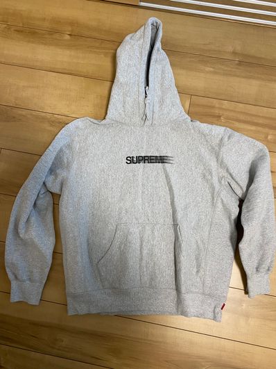Supreme Motion Logo Hooded Sweatshirt "Heather Grey" (23SS)