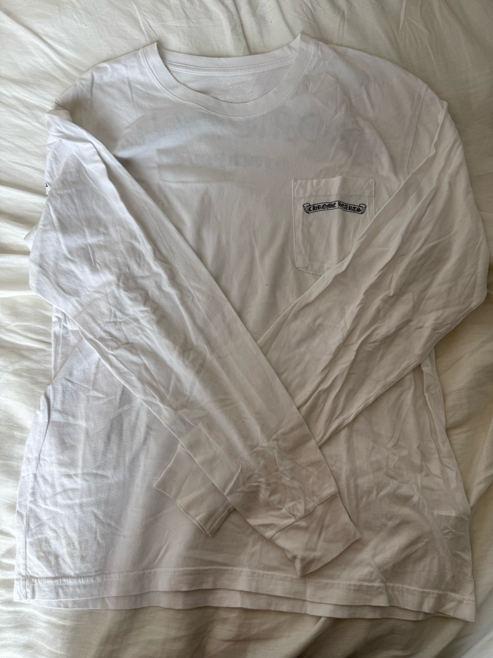 Chrome Hearts Back Arch Logo Print L/S T-Shirt "White" クロムハーツ ロンT 長袖 白色