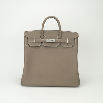 エルメス HERMES オータクロア40 オータクロア 40 バッグ トートバッグ トゴ エトゥープ Etoupe グレー Gray シルバー金具 ハンドバッグ