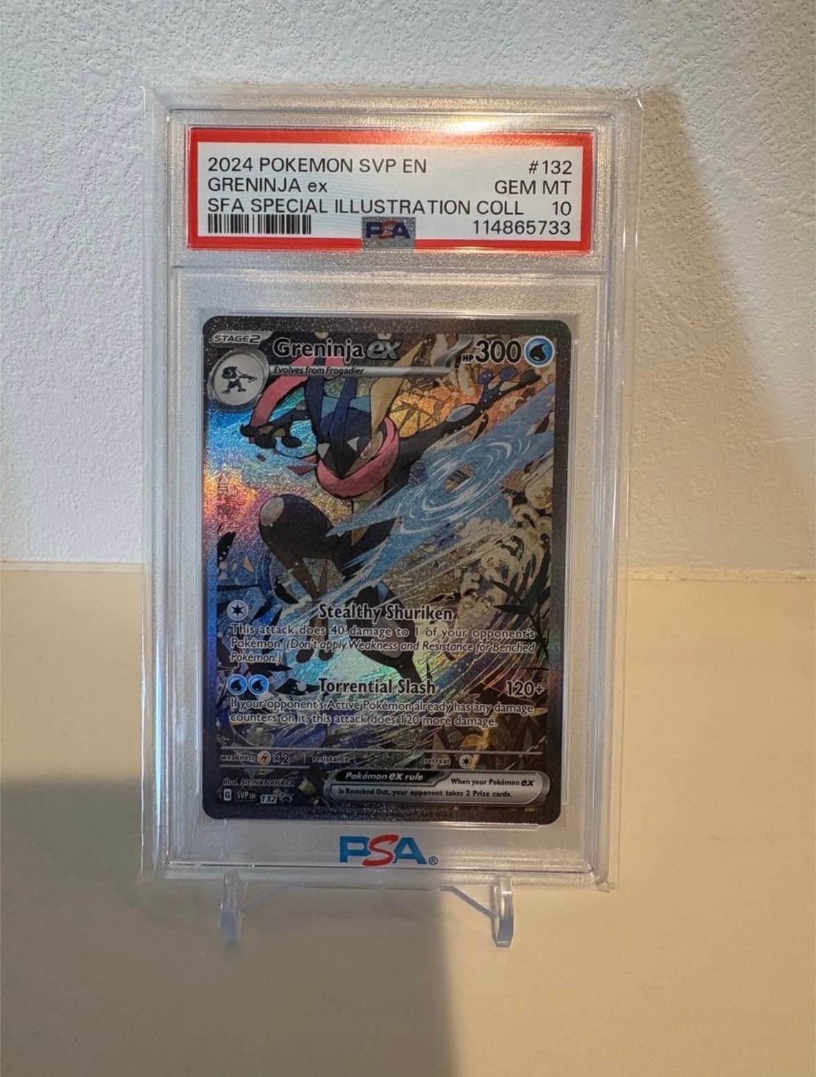 ゲッコウガex P [SVP EN 132]【英語版】(スカーレット&バイオレット「シュラウデッドフェイブル ゲッコウガex スペシャルイラストレーション コレクション」)