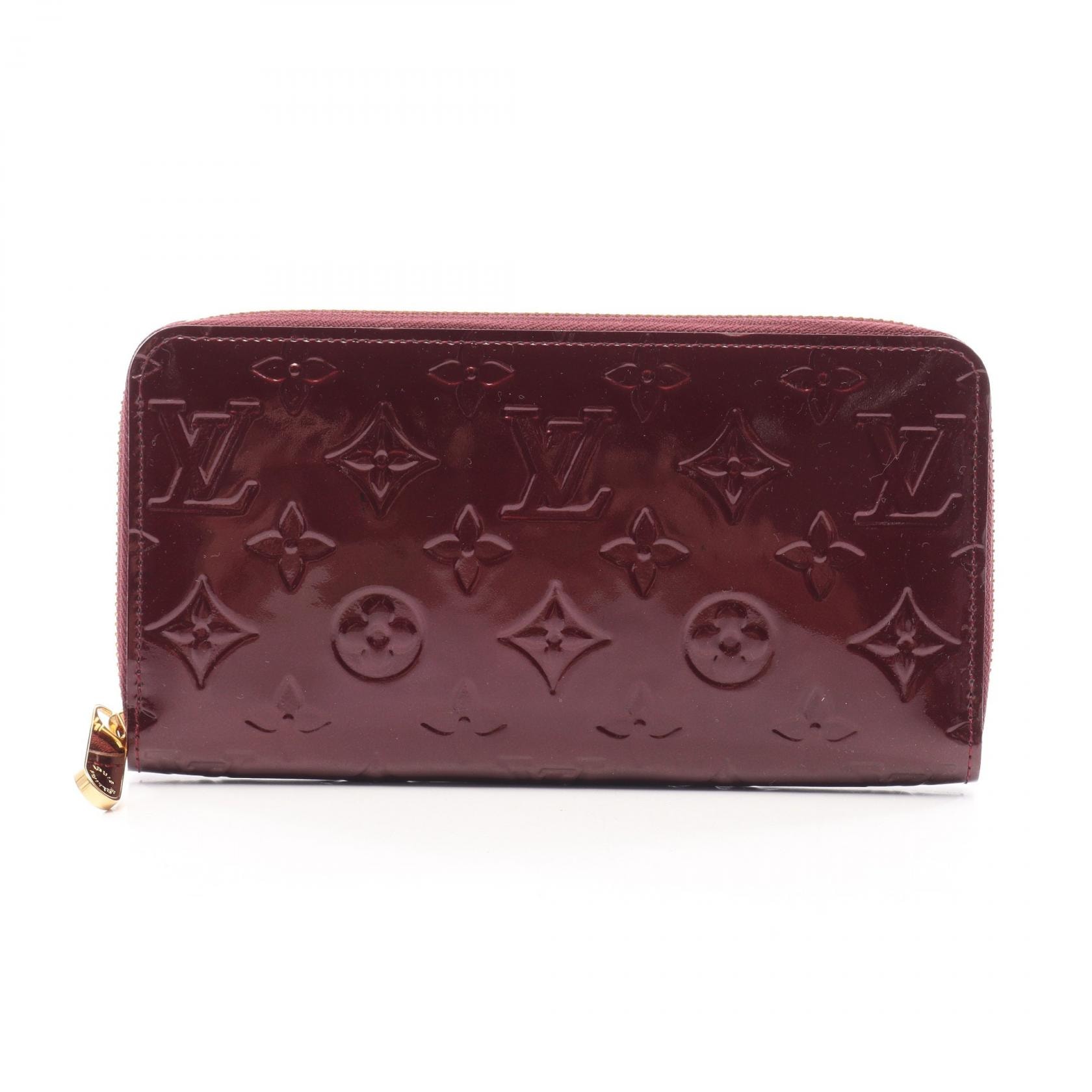 Louis Vuitton Zippy Wallet Monogram Vernis "Rouge Fauviste"