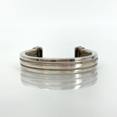 TIFFANY&Co.(ティファニー) グルーブドカフ Ag925 バングル 48.5g シルバー