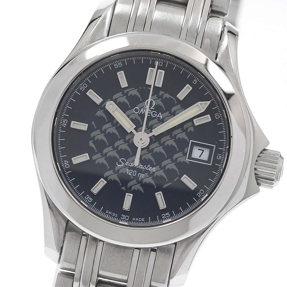 オメガ シーマスター120 ジャックマイヨール2002 レディース 【中古】