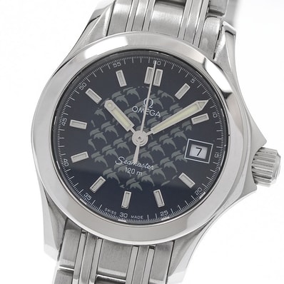 オメガ シーマスター120 ジャックマイヨール2002 レディース 【中古】