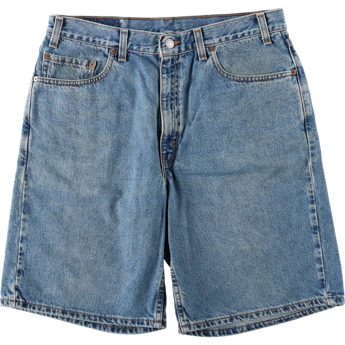 古着 00年代 リーバイス Levi's 550 RELAXED FIT デニムショーツ ショートパンツ USA製 メンズw35相当/eaa647992