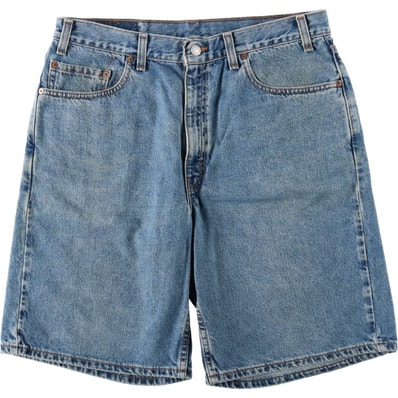古着 00年代 リーバイス Levi's 550 RELAXED FIT デニムショーツ ショートパンツ USA製 メンズw35相当/eaa647992