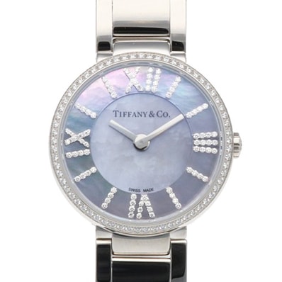 ティファニー アトラス 腕時計 時計 ステンレススチール 69291635 クオーツ 磨き直し済 レディース 1年保証 TIFFANY&Co. 中古