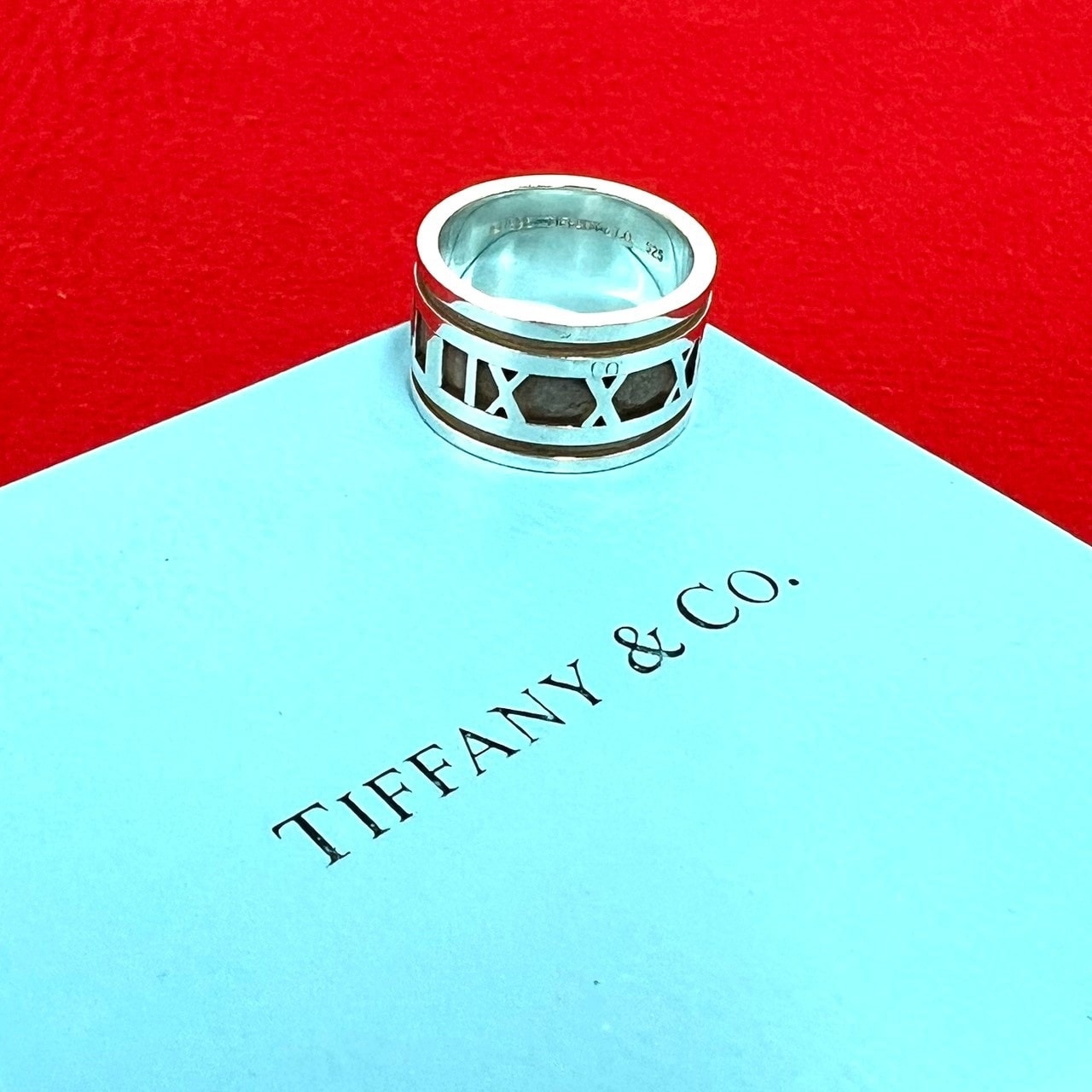 TIFFANY&Co. ティファニー アトラス ワイド リング シルバー925 リング・指輪 12号 シルバー
 32991
