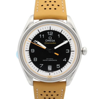 オメガ OMEGA シーマスター オリンピック オフィシャルタイムキーパー 腕時計 時計 ステンレススチール ラバーベルト メンズ ブラック系 / ブラウン系 522.32.40.20.01.002 【新品】
