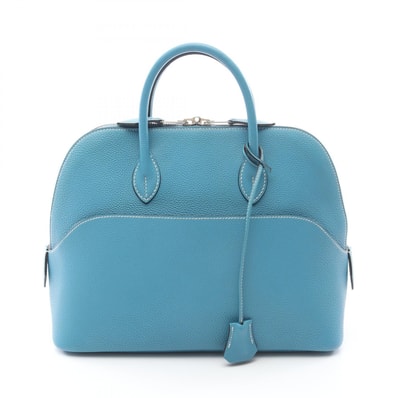 エルメス HERMES ボリード1923 30 ハンドバッグ バッグ レザー トゴ トゴ ブルージーン □J刻印(2006年製造) レディース ブルー系 【中古】