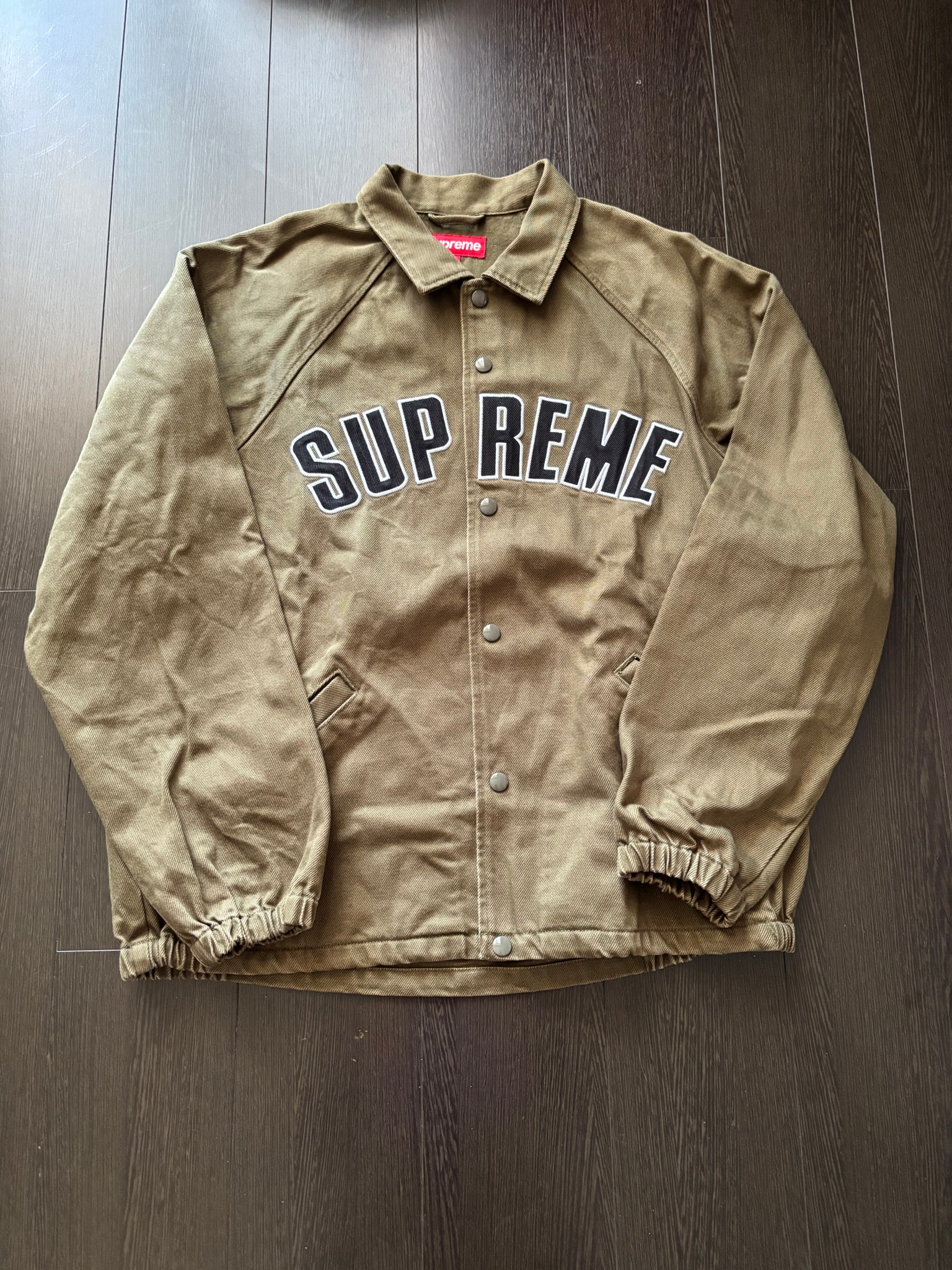 Supreme ARC Denim Coaches Jacket "Olive"