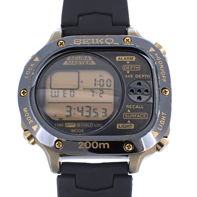 ジャンク SEIKO セイコー スキューバマスター SBBK002 M725-5A00 ダイブ コンピューター アンティーク メンズ 腕時計