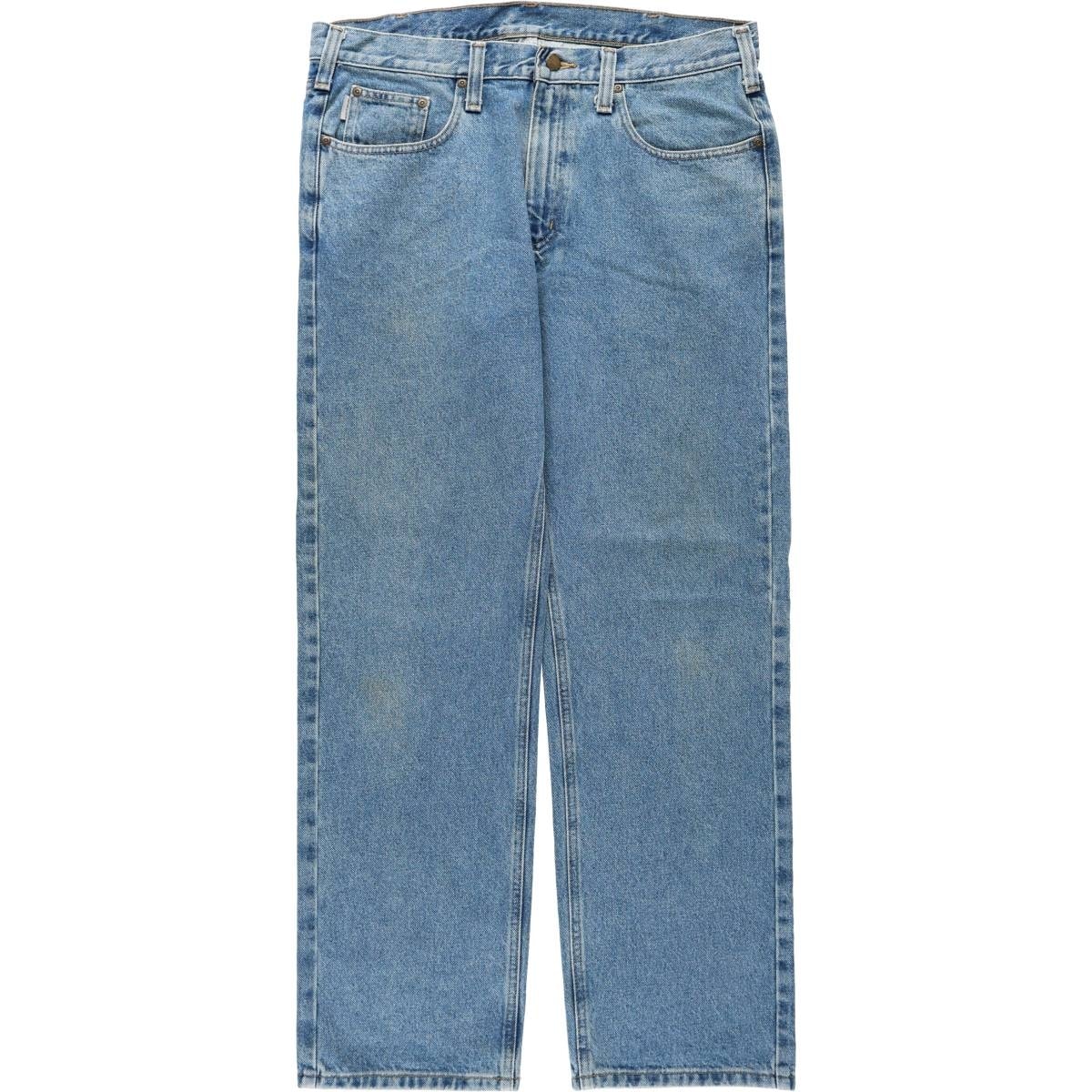古着 カーハート Carhartt Traditional FIT テーパードデニムパンツ メンズw37相当/eaa667686
