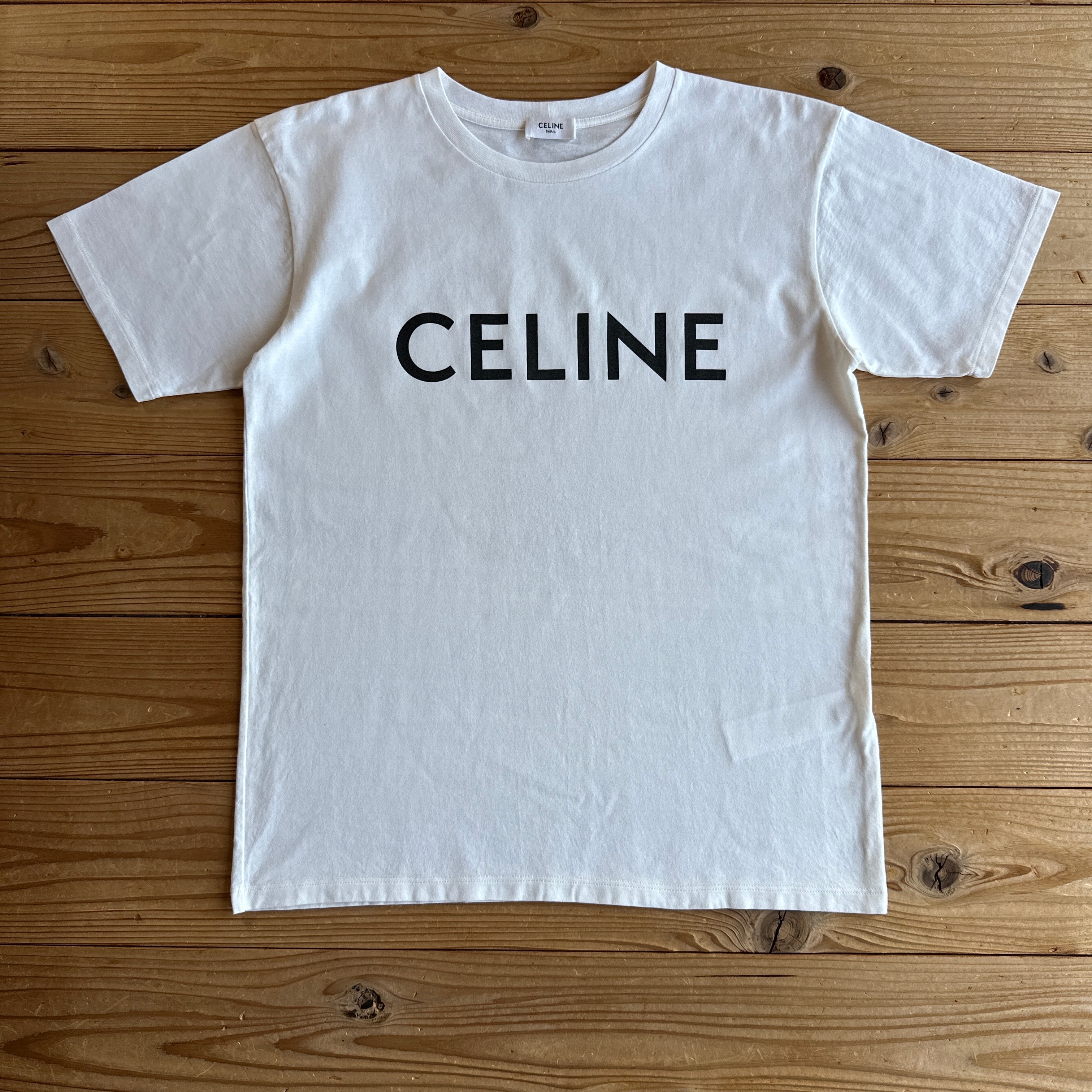 セリーヌ クラシックTシャツ / プリントジャージー 