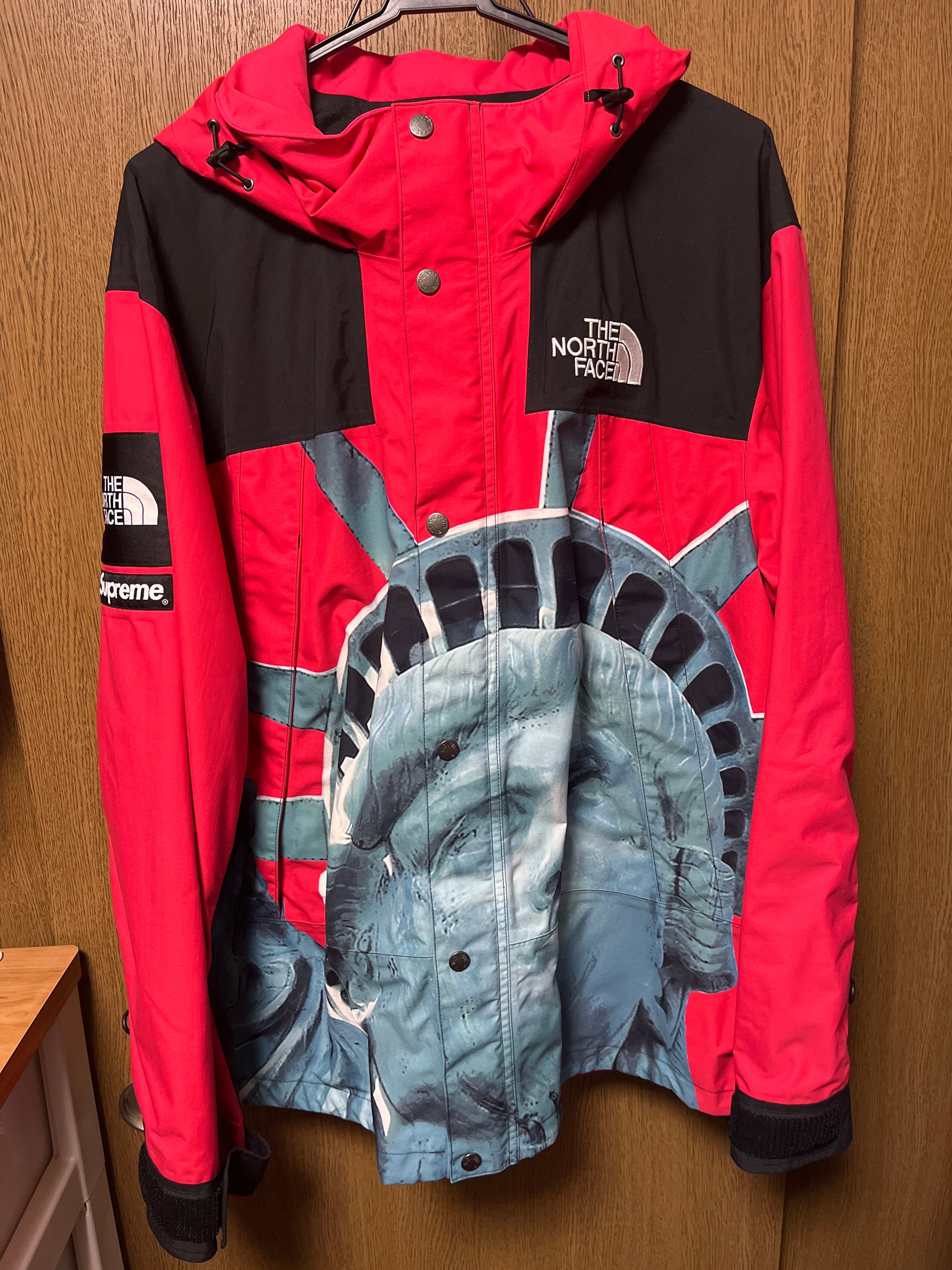 Supreme x The North Face Statue of Liberty Mountain Jacket "Red"