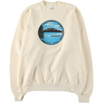 古着 90年代 フルーツオブザルーム FRUIT OF THE LOOM プリントスウェットシャツ トレーナー USA製 メンズXL相当 ヴィンテージ/eaa534964