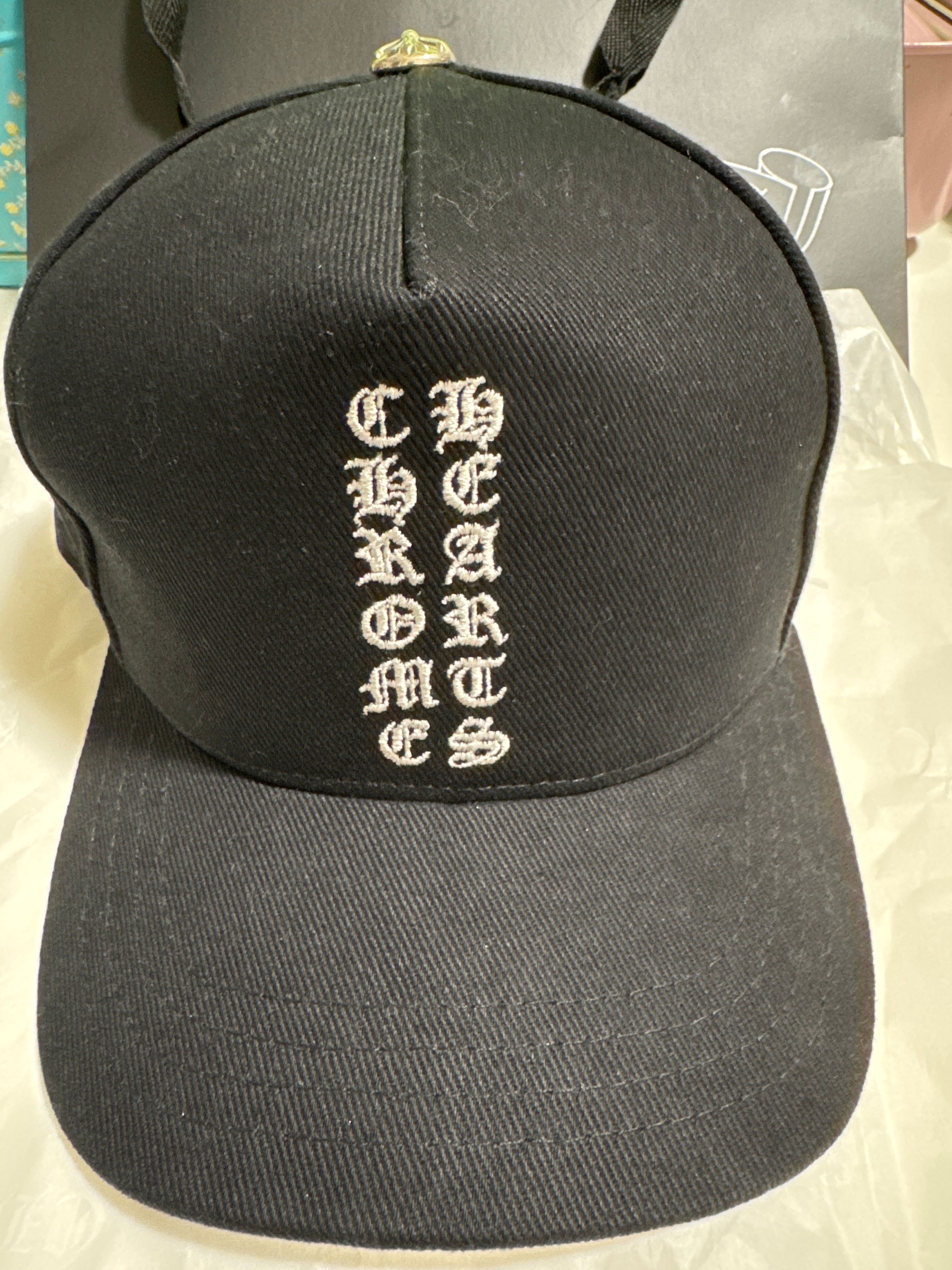 Chrome Hearts Baseball Cap CH Logo "Black/White"