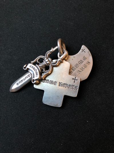 Chrome Hearts 3 Trinket Pendant "Silver"