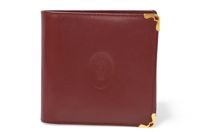 Cartier 6-Credit Card Wallet, Must de Cartier "Burgundy"