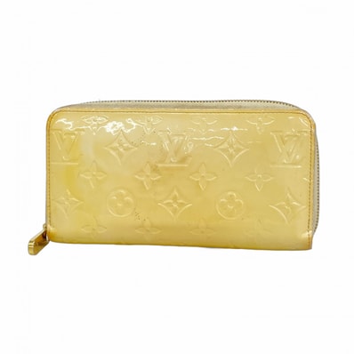 【6dc2940】ルイヴィトン 長財布 ヴェルニ ジッピーウォレット M91459 ブロンコライユ【中古】レディース