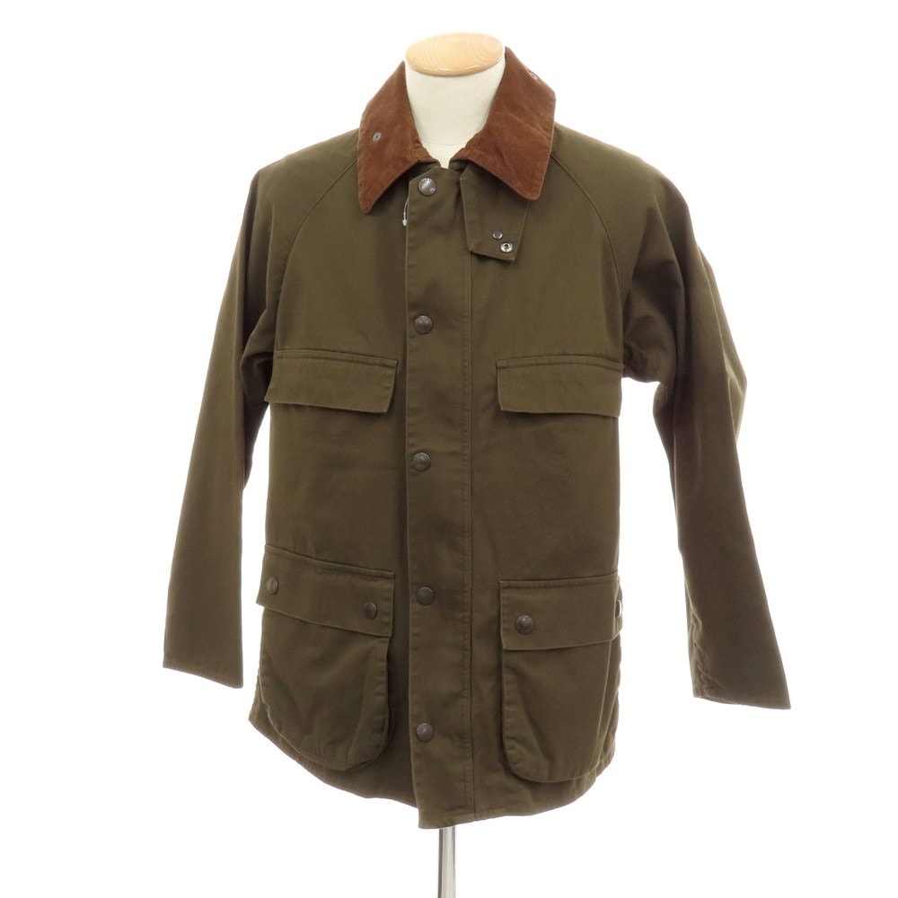 【中古】バブアー Barbour コットン ハンティングジャケット オリーブ【サイズ36】【メンズ】